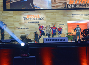 VM i Timbersports ble et forrykende show